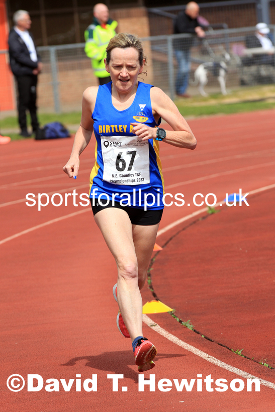 2022 North Eastern Counties AA 10000 metres Champs., Chester le Street, Sat,. May 21st. Photo: David T. Hewitson/Sports for All Pics